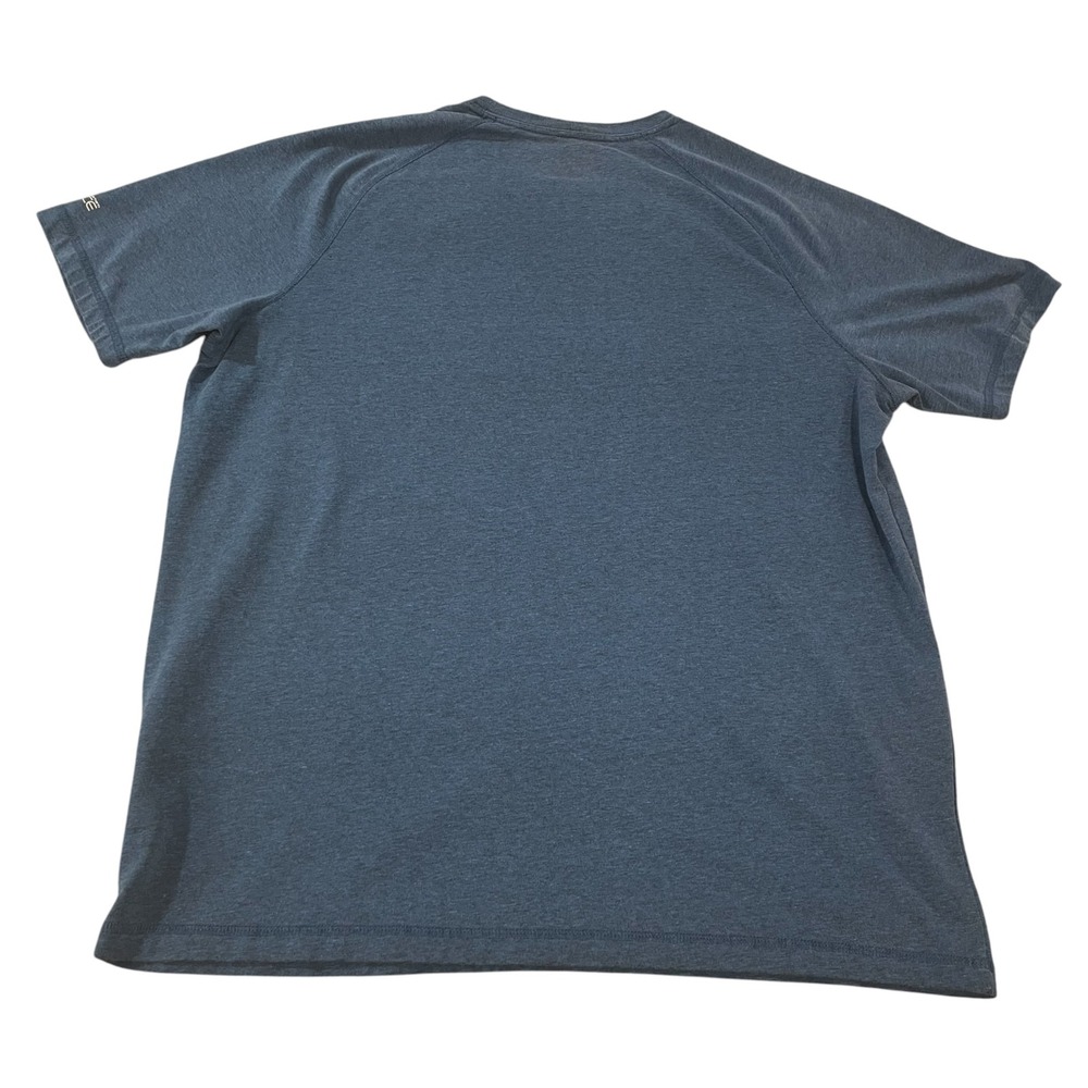 Carhartt Force Relaxed Fit Pocket T-Shirt Mens Large Blue *Distressed* - Picture 5 of 10